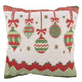 Sierkussen 44x44 cm Rood Polyester