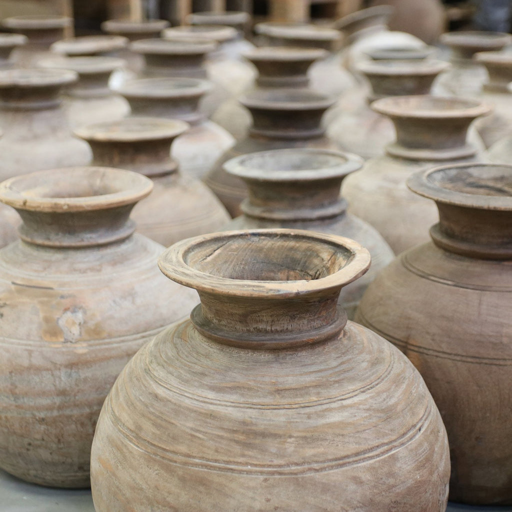 Neck pot Nepal round