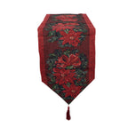 Tafelloper Kerst 33x180 cm Rood Polyester