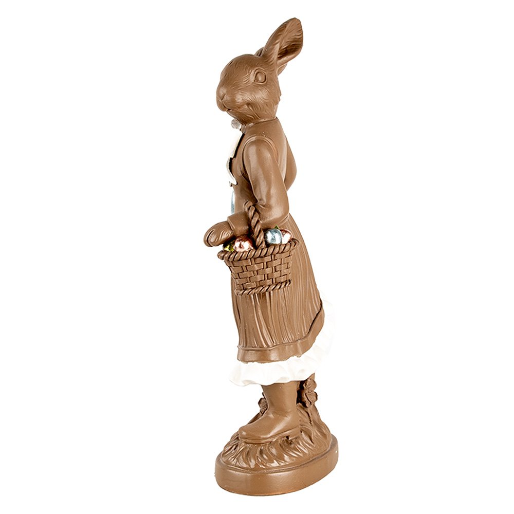 Decoratie Beeld Konijn 39 cm Bruin Kunststof