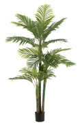 J-Line Palmboom Areca Pot Kunstmatig Groen