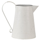 Decoratie Kan 26x17x25 cm Wit Metaal