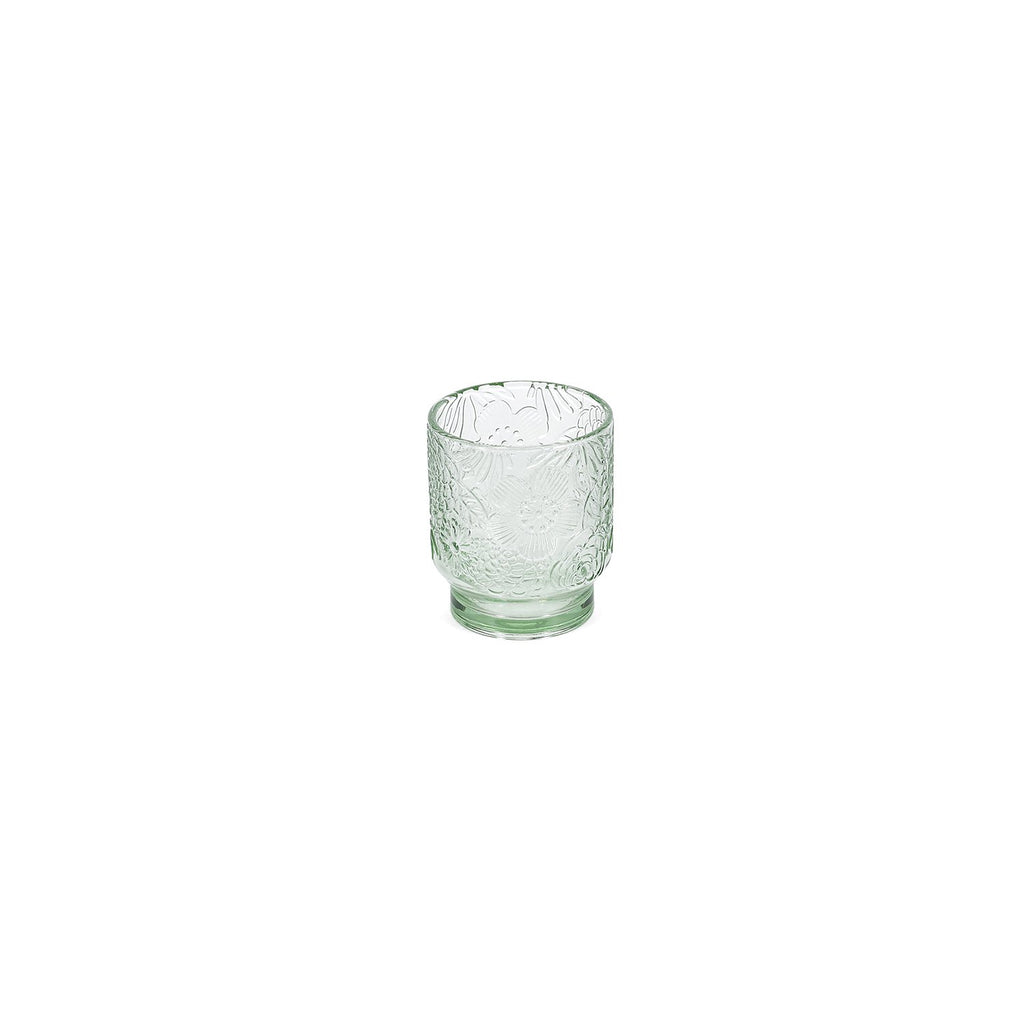 Glas 30cl lichtgroen Flora - Set van 4