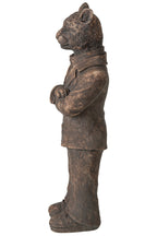 J-Line Luipaard - polyresin - bruin - large