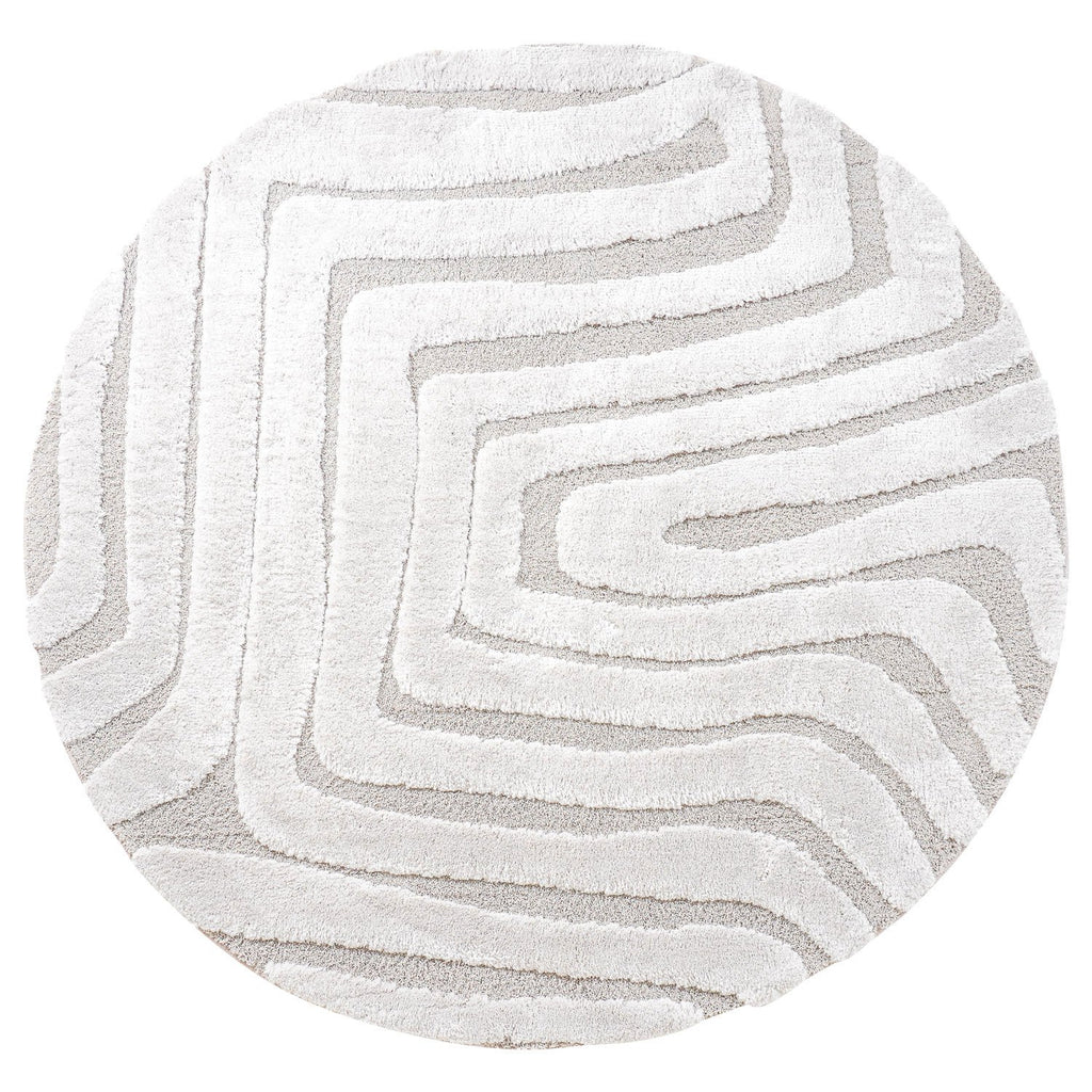 Vloerkleed Lima Creme Rond ø160 cm