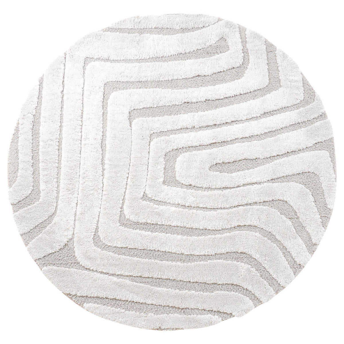 Vloerkleed Lima Creme Rond ø160 cm