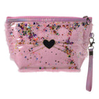 Toilettas Dames Hart 23x13 cm Roze Polyurethaan