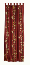 Murcia gordijn rood goud 140x245cm