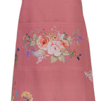 Keukenschort 70x85 cm Roze Katoen Bloemen