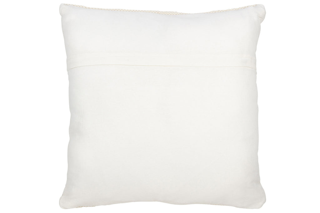J-Line kussen Geweven - wol - creme - large