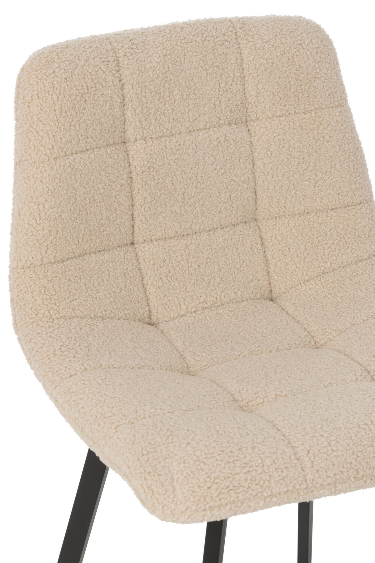 J-Line Barstoel Kent Metaal/Polyester Wit