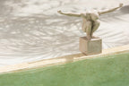 J-Line decoratie Sporter - marmer - polyresin - beige -large