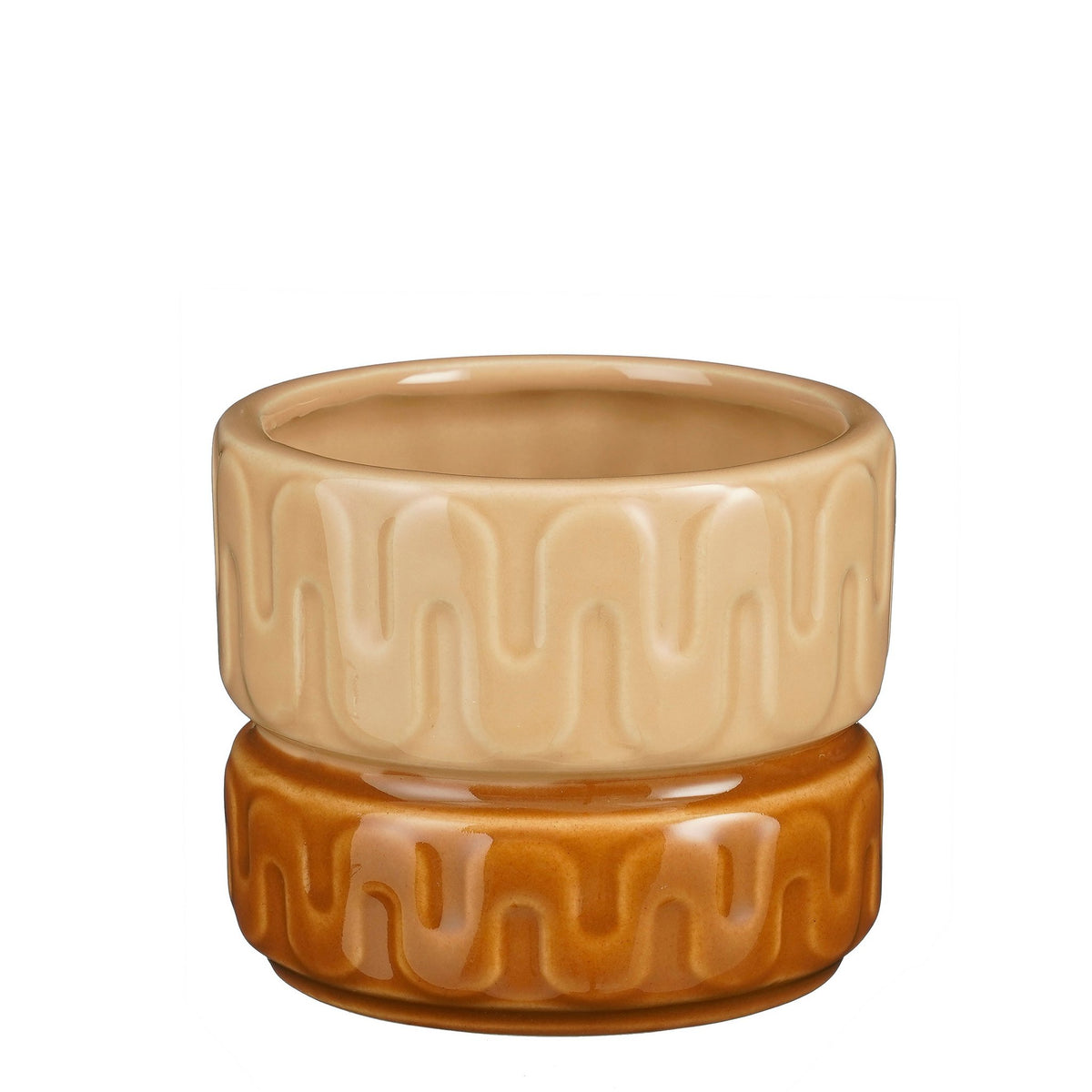 Nancy pot rond creme