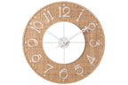 J-Line Klok Sodi Mdf Naturel/Wit