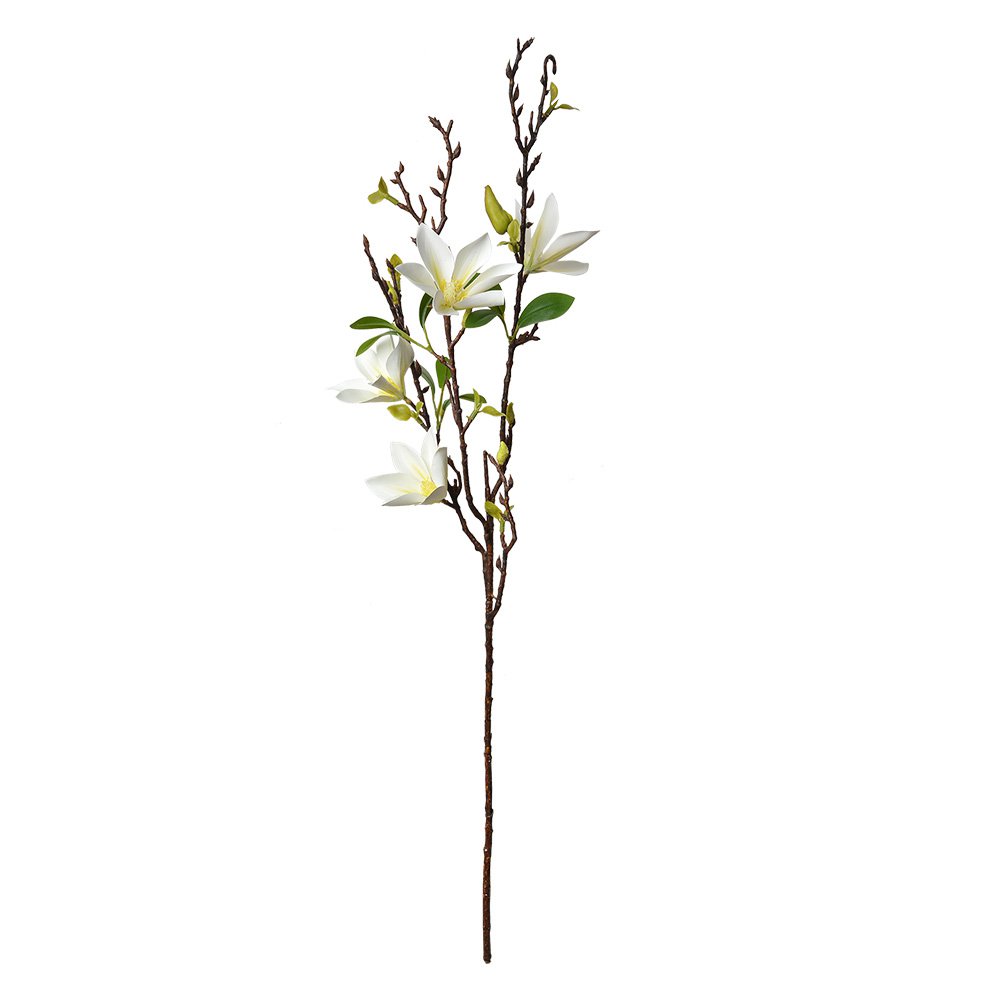 Kunstbloem 84 cm Wit Kunststof