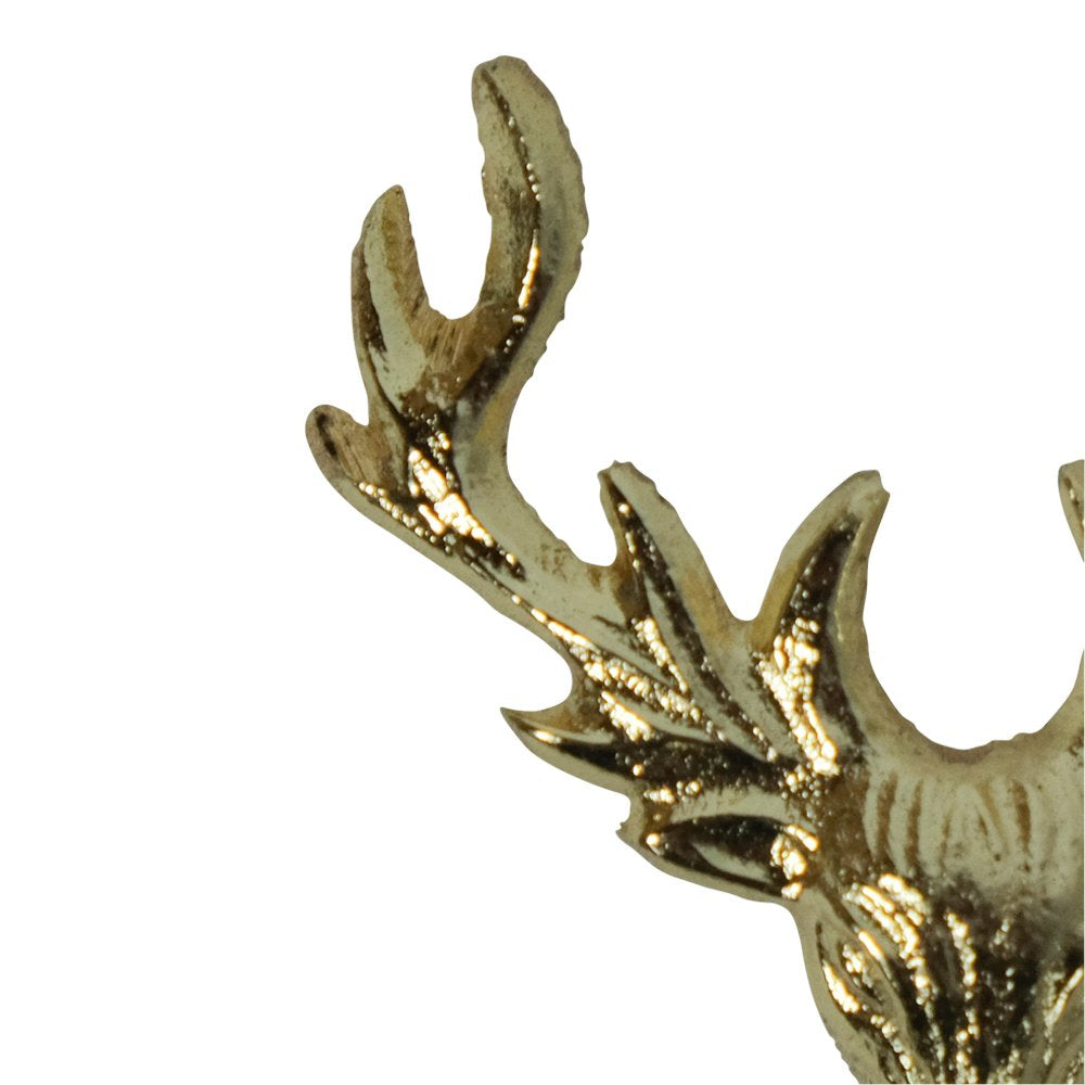 Kaarsenpin hert silver 5cm (set of 4)