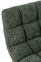 J-Line Gestoffeerde chaise longue - stof - smaragdgroen