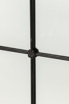 J-Line Antieke wandspiegel - spiegel - zwart - large