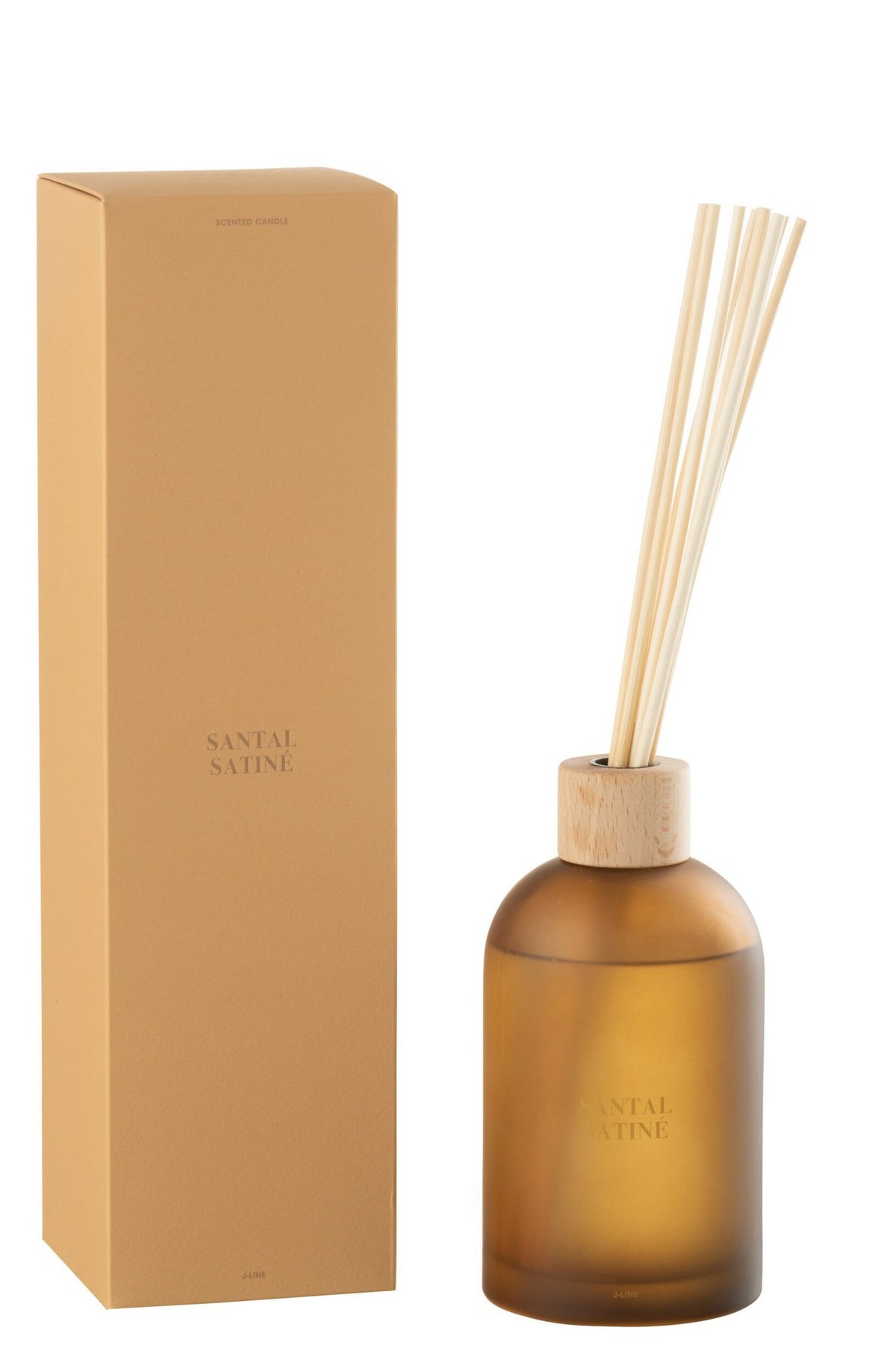 J-Line geurstokjes Accords Essentiels - Satijn Sandelhout - beige - 550 ml