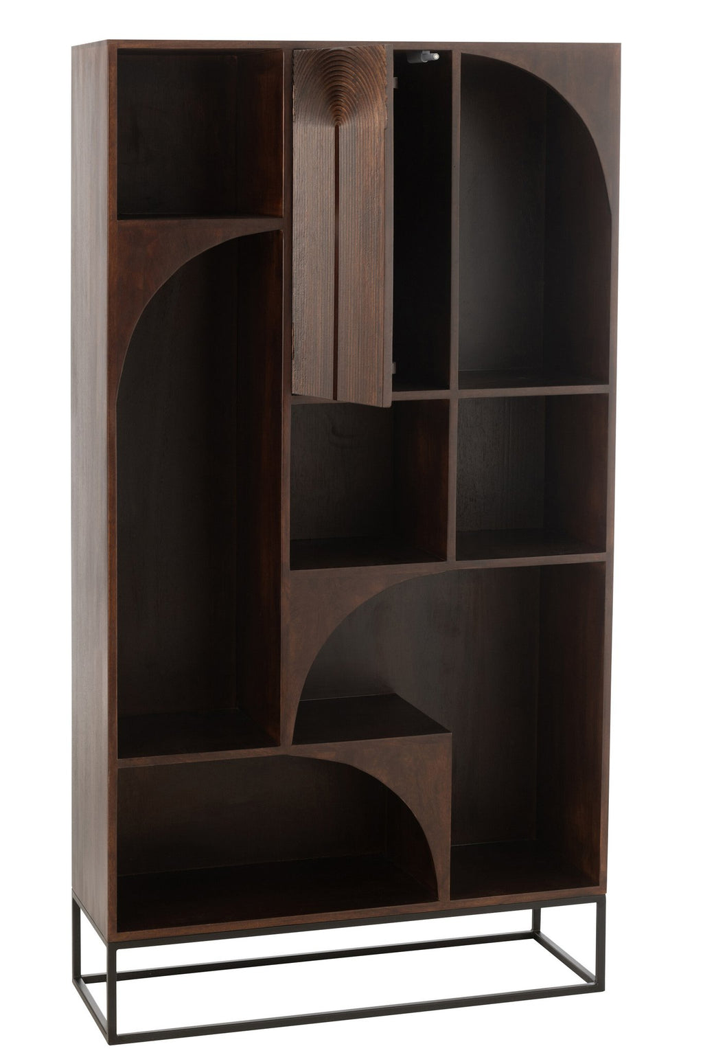 J-Line Rek Mode Mango Hout/Mdf Bruin