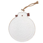 Kerstdecoratie Beeld 30x4x37 cm Wit Metaal
