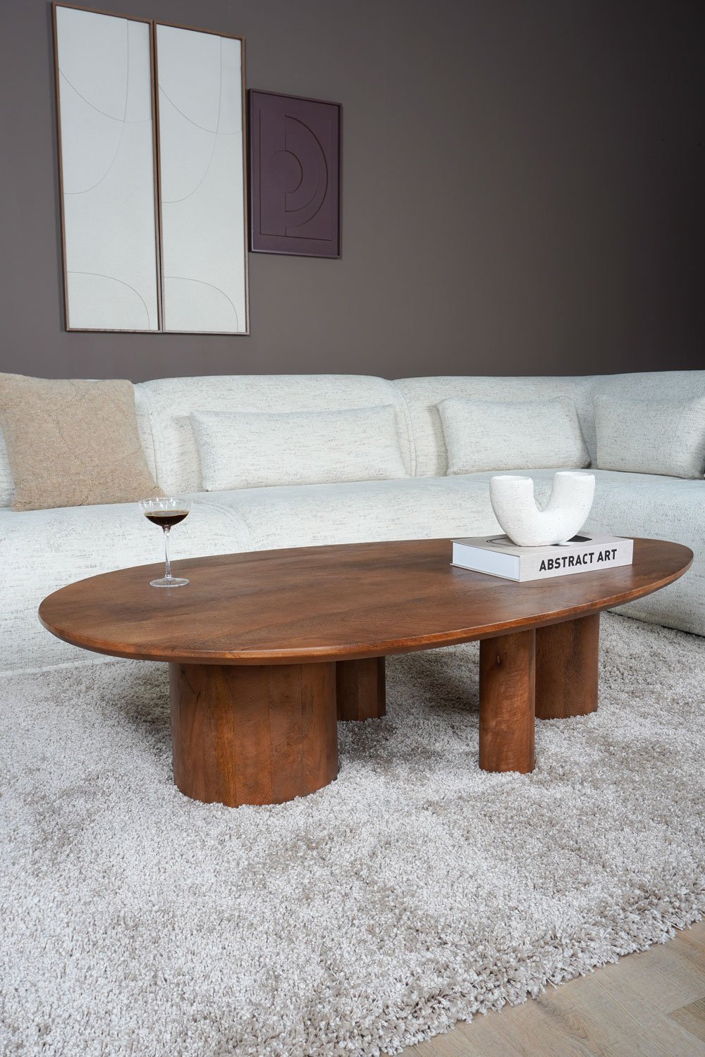 Salontafel Amir 140 x 80 cm - Mangohout
