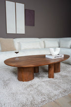 Salontafel Amir 140 x 80 cm - Mangohout
