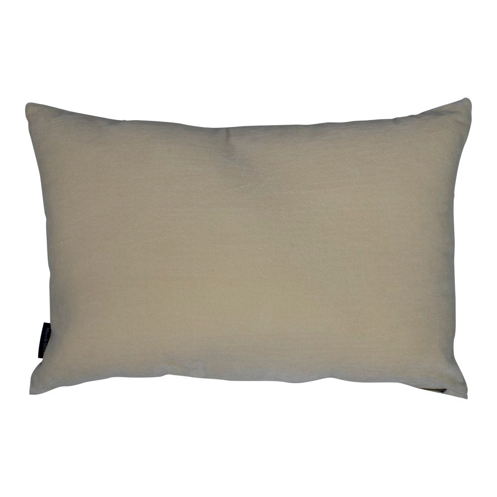 Groot kussen fluweel jungle bladeren 40x60cm*