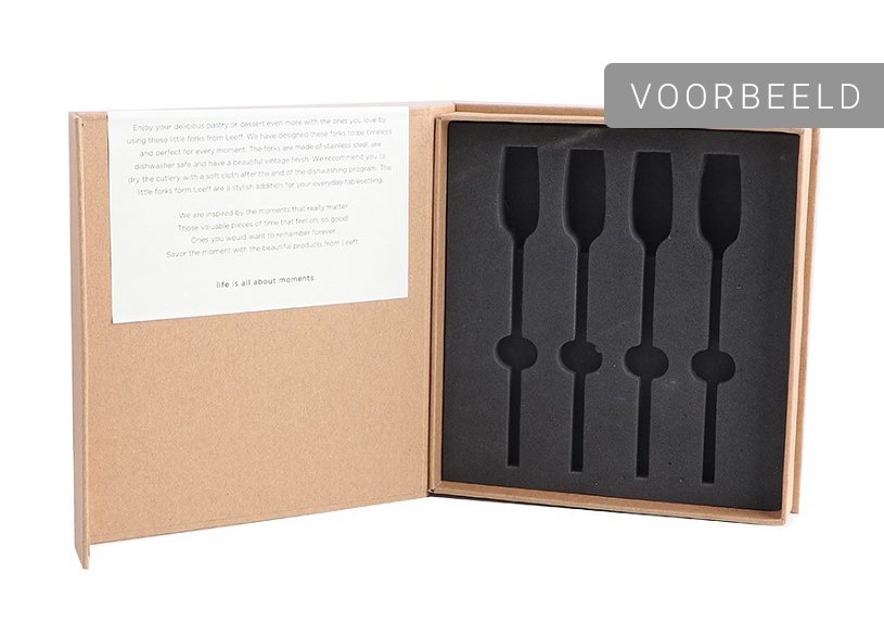 Leeff Spoons Charlot, set of 4 rose gold