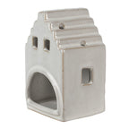 Waxinelichthouder Huis 11 cm Beige Porselein