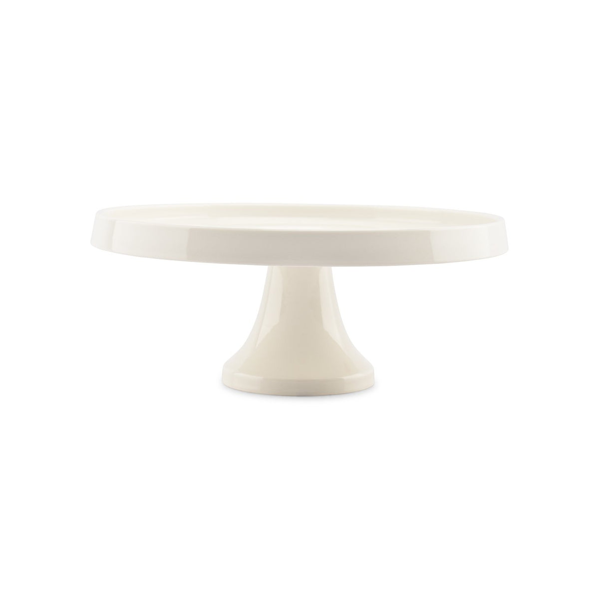 Taartplateau 27xH11,5cm wit Wit