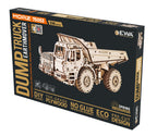 Eco Wood Art (EWA) 3D Houten Bouwset, Dumptruck-Earthmover Moaz 75053, 4226, 33,6x15,4x14,9cm