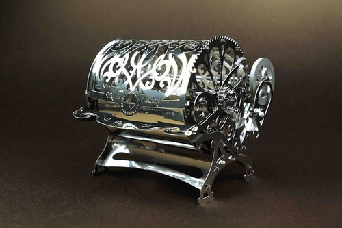3D Metalen Bouwpakket, Gorgeous Gearbox, Time for Machine, T4M38026, 11,2x9,8x11cm