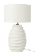 J-Line lamp Golf - keramiek - wit