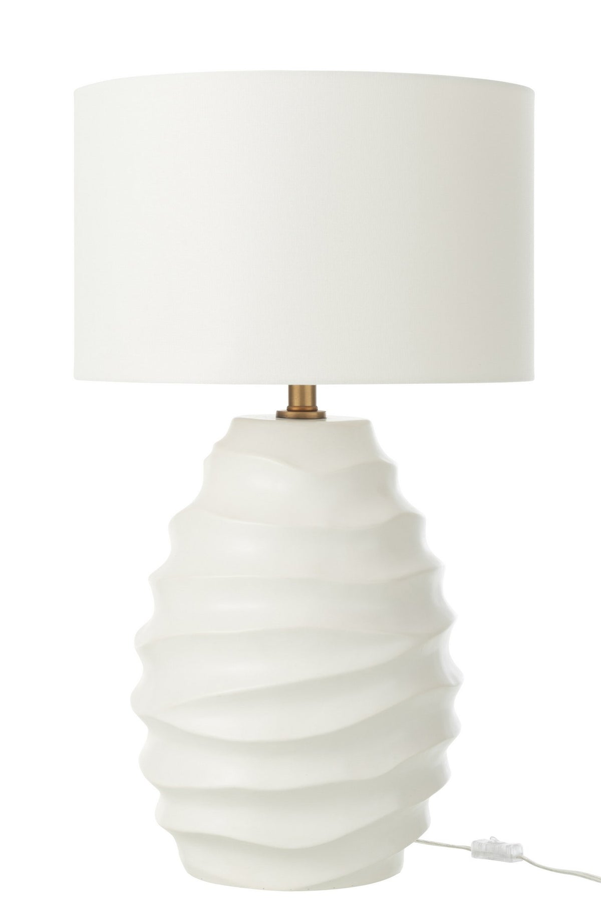 J-Line lamp Golf - keramiek - wit