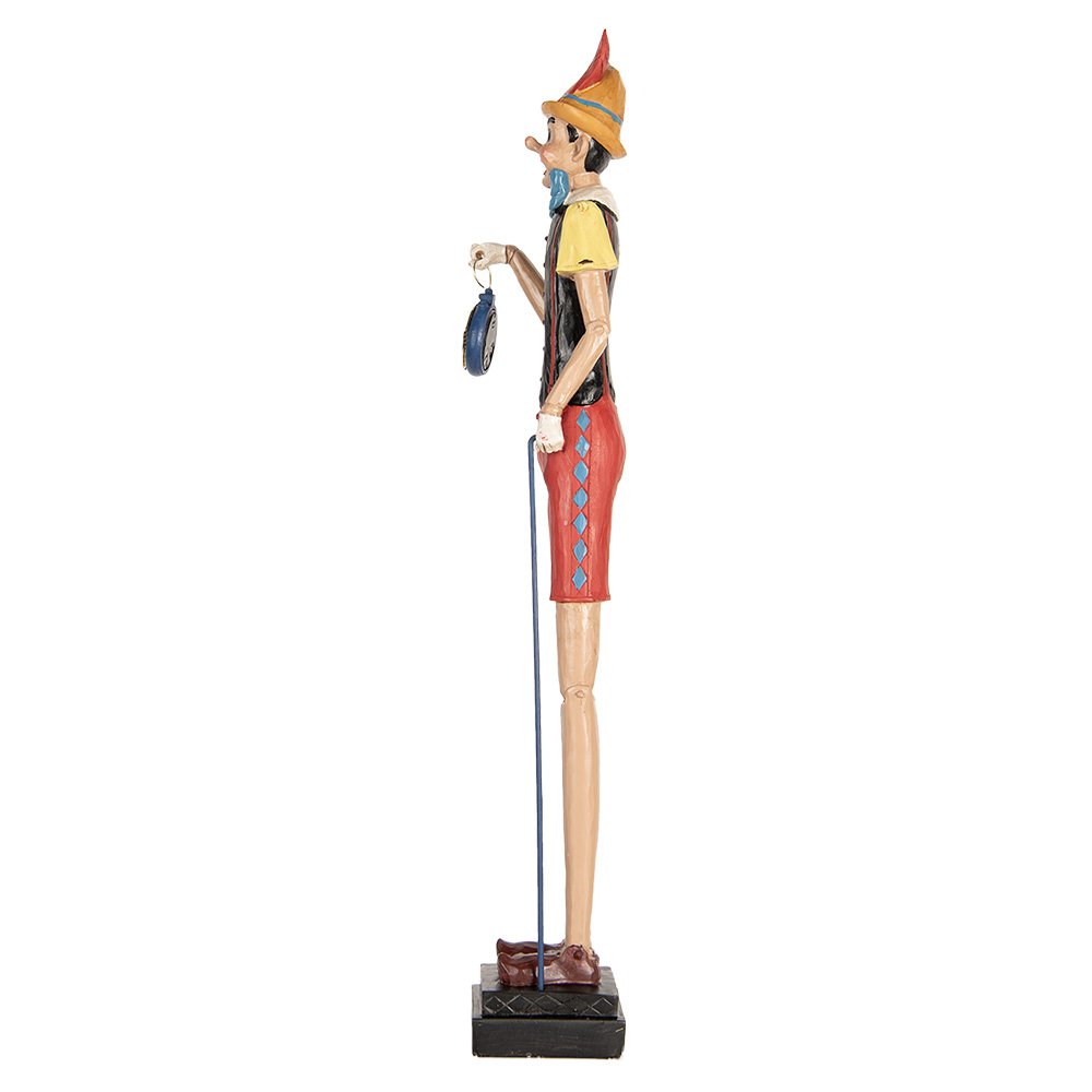 Decoratie Beeld Pinokkio 12x11x68 cm Beige Kunststof