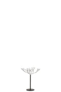 J-Line decoratie Boom - metaal - zwart - small