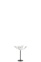 J-Line decoratie Boom - metaal - zwart - small