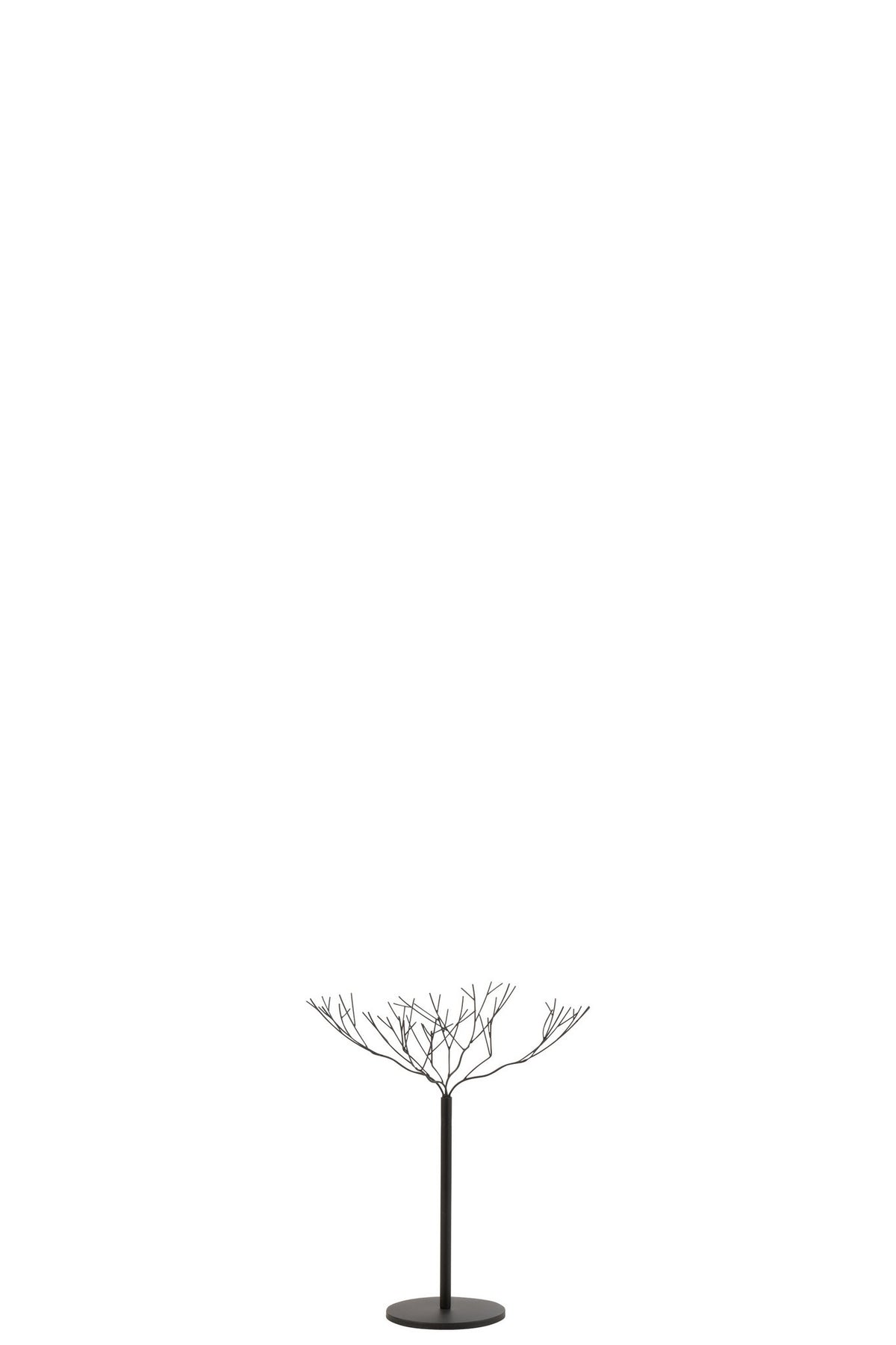 J-Line decoratie Boom - metaal - zwart - small