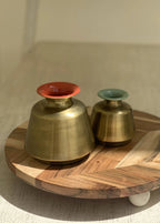 Emaille potten - set van 2