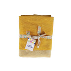 Badhanddoek 50x100cm zonnig geel Pixie - Set van 2