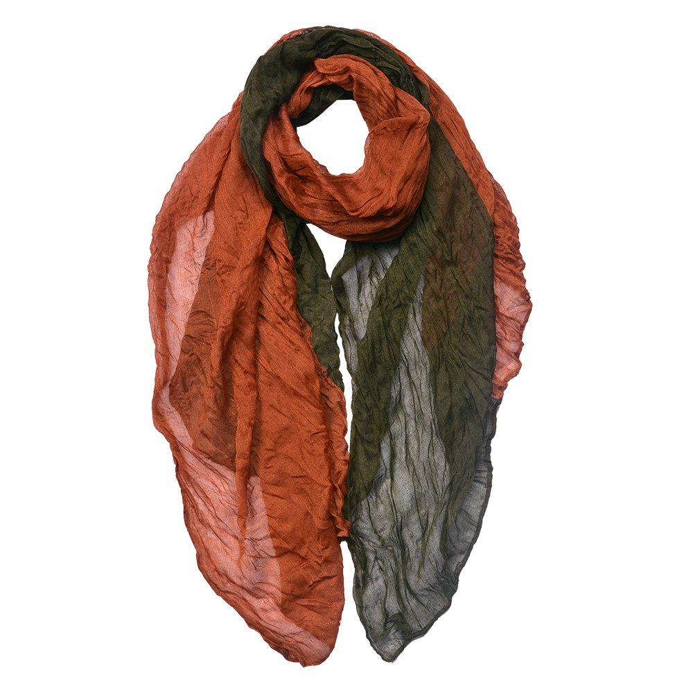 Sjaal Dames Effen 90x180 cm Groen Rood Synthetisch Shawl Dames