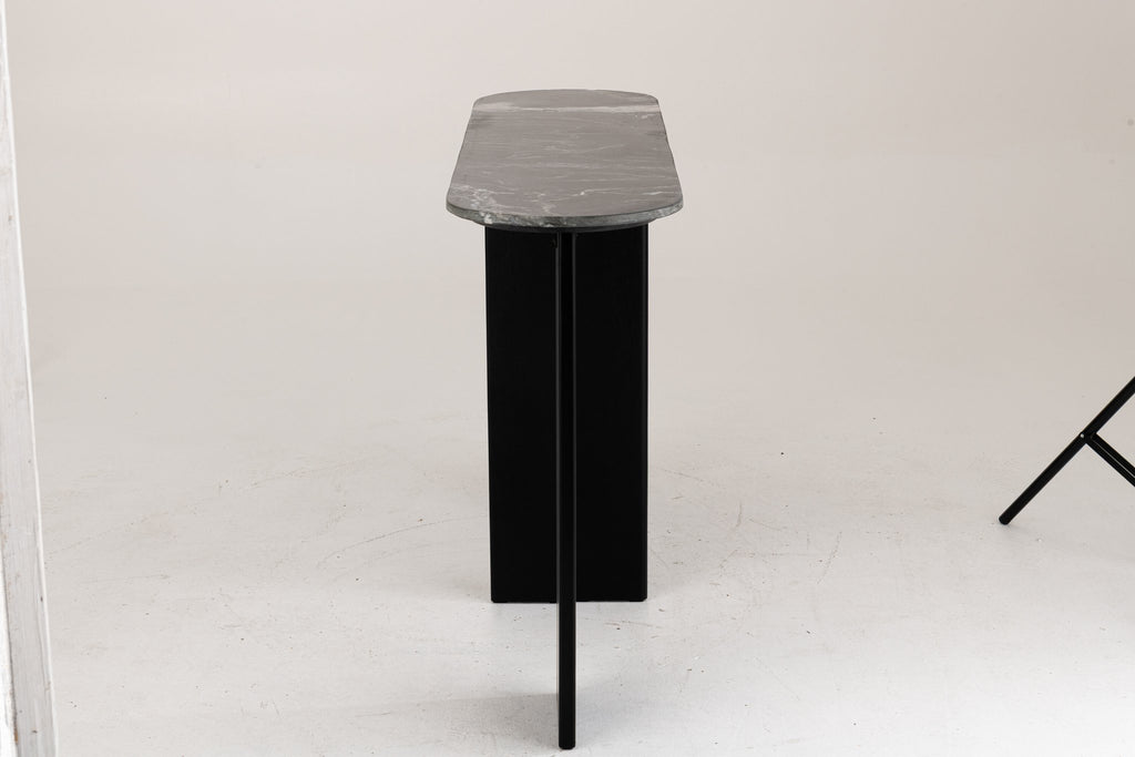 J-Line console Mathilder Marmer - steen - zwart
