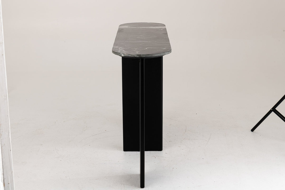 J-Line console Mathilder Marmer - steen - zwart