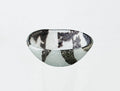 Wavy Boll XS 9X4 Zwart & WIT Bold (GS-09-WA)