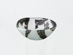 Wavy Boll XS 9X4 Zwart & WIT Bold (GS-09-WA)
