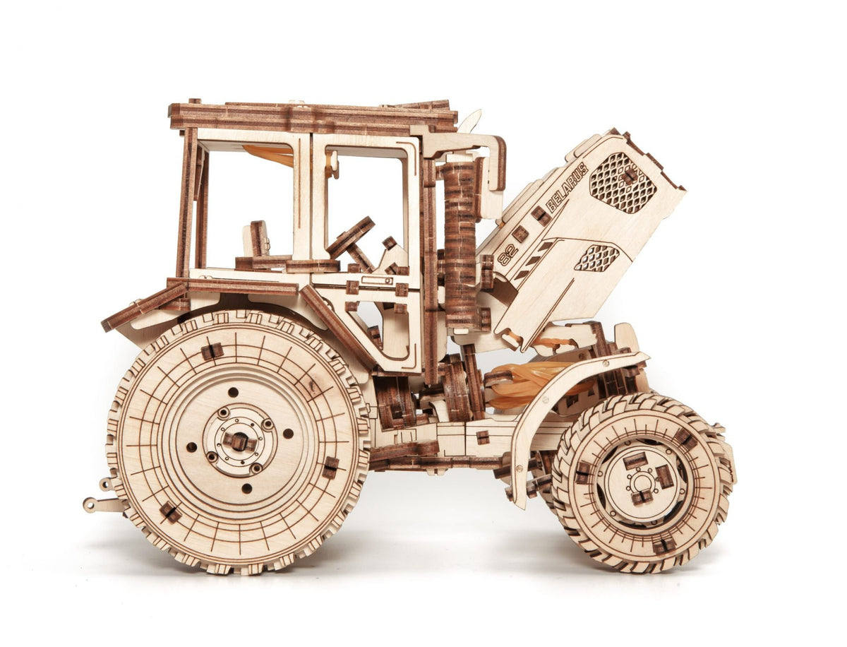 Eco Wood Art (EWA) 3D Mechanische Puzzel, Belarus-82 Tractor, 1157, 21,8x11,8x15,5cm