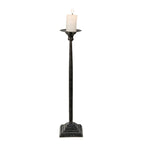 Kandelaar Ø 10x44 cm Zwart IJzer Kaarsenstandaard