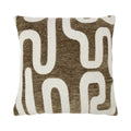 Kussen Abstract strepen groen wit 45x45cm