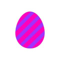 Etiketten - Paasei - Roze & Paars - 250 Stuks